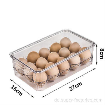 Stapelbare Eieraufbewahrungsbox aus Kunststoff in kleiner Größe